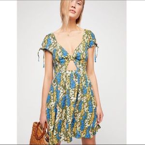 Free people cut out  floral dress
